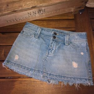 Hollister Denim Mini Skirt!